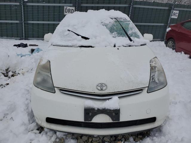 JTDKB20U593510261 - 2009 TOYOTA PRIUS WHITE photo 5