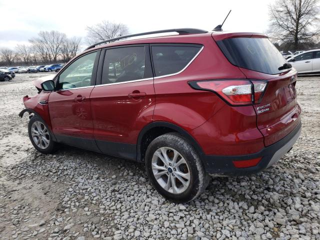 1FMCU9HD0JUB27348 - 2018 FORD ESCAPE SEL RED photo 2