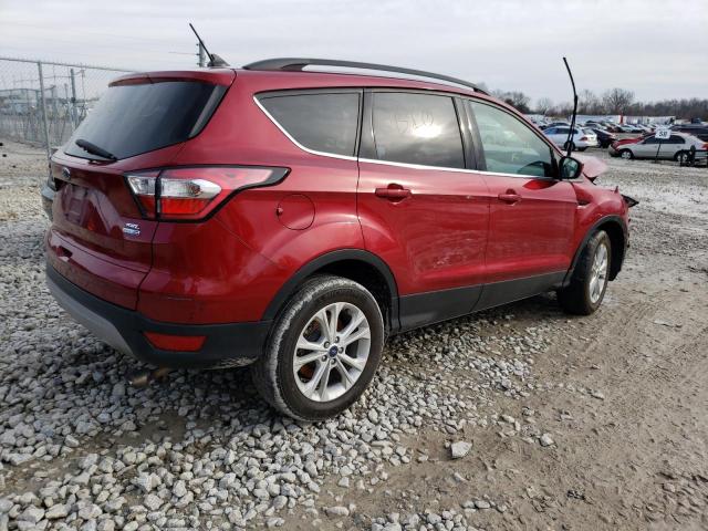 1FMCU9HD0JUB27348 - 2018 FORD ESCAPE SEL RED photo 3