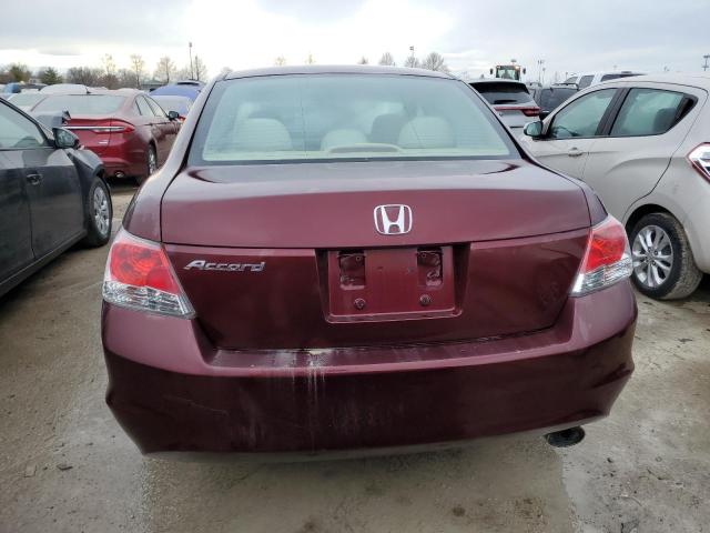 1HGCP26759A199659 - 2009 HONDA ACCORD EX BURGUNDY photo 6