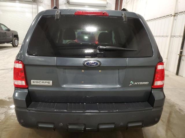 1FMCU49H28KD39386 - 2008 FORD ESCAPE HEV GRAY photo 6