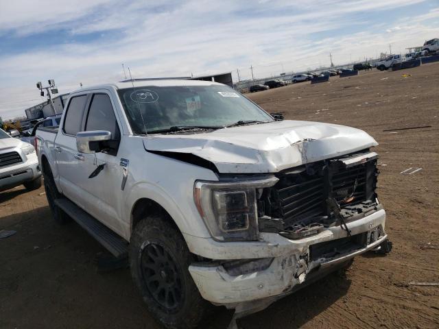 1FTFW1ED3MFC63189 - 2021 FORD F150 SUPERCREW WHITE photo 4