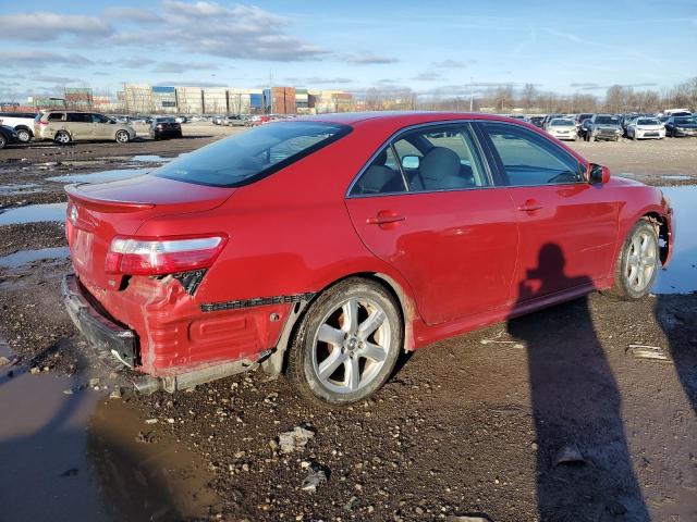 4T1BE46K07U105081 - 2007 TOYOTA CAMRY CE RED photo 3