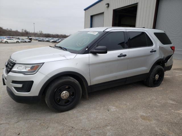 1FM5K8AT7JGC76932 - 2018 FORD EXPLORER POLICE INTERCEPTOR SILVER photo 1