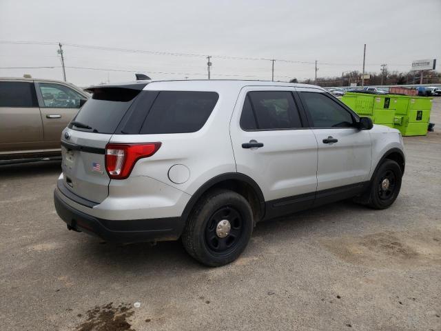 1FM5K8AT7JGC76932 - 2018 FORD EXPLORER POLICE INTERCEPTOR SILVER photo 3