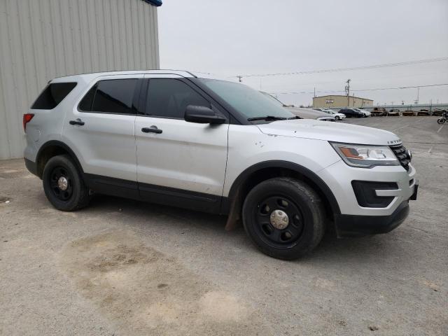 1FM5K8AT7JGC76932 - 2018 FORD EXPLORER POLICE INTERCEPTOR SILVER photo 4