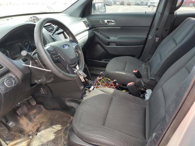 1FM5K8AT7JGC76932 - 2018 FORD EXPLORER POLICE INTERCEPTOR SILVER photo 7