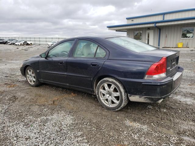 YV1RS592652481395 - 2005 VOLVO S60 2.5T BLUE photo 2