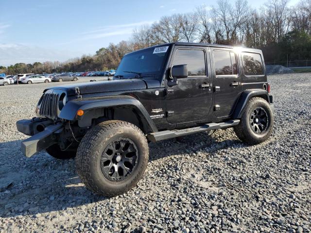 1C4BJWEG3DL706432 - 2013 JEEP WRANGLER U SAHARA BLACK photo 1