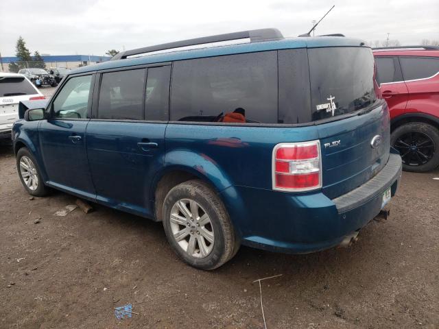 2FMGK5BC1BBD05744 - 2011 FORD FLEX SE BLUE photo 2