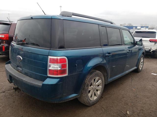 2FMGK5BC1BBD05744 - 2011 FORD FLEX SE BLUE photo 3