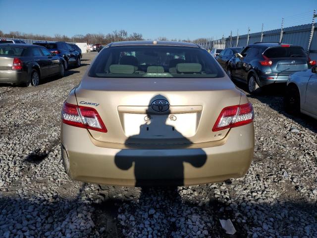 4T1BF3EK0BU168568 - 2011 TOYOTA CAMRY BASE GOLD photo 6