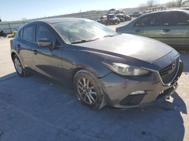 JM1BM1L77E1217395 - 2014 MAZDA 3 TOURING GRAY photo 4