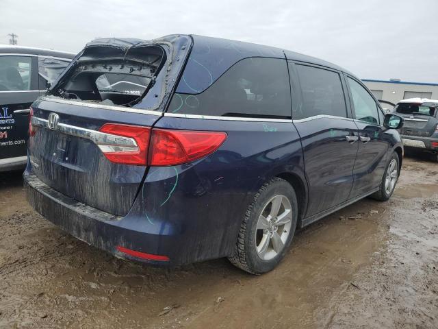 5FNRL6H54KB022878 - 2019 HONDA ODYSSEY EX BLUE photo 3