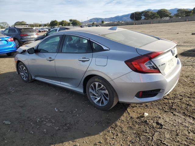 2HGFC2F74JH606966 - 2018 HONDA CIVIC EX SILVER photo 2