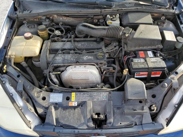 1FAFP36371W162737 - 2001 FORD FOCUS SE BLUE photo 12