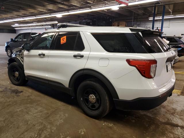 1FM5K8AC4NGA58601 - 2022 FORD EXPLORER POLICE INTERCEPTOR WHITE photo 2