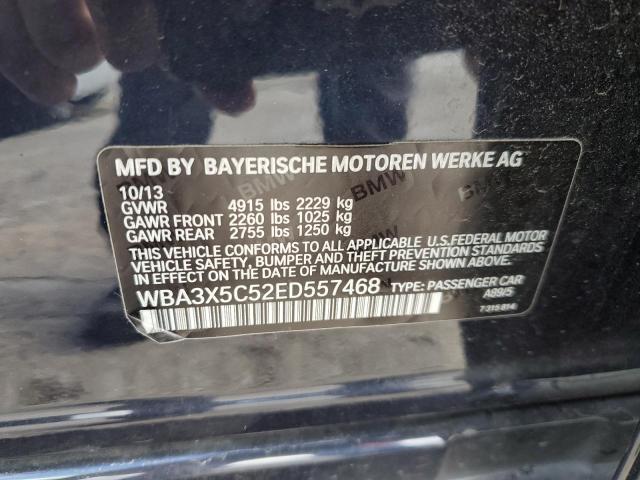WBA3X5C52ED557468 - 2014 BMW 328 XIGT BLUE photo 12