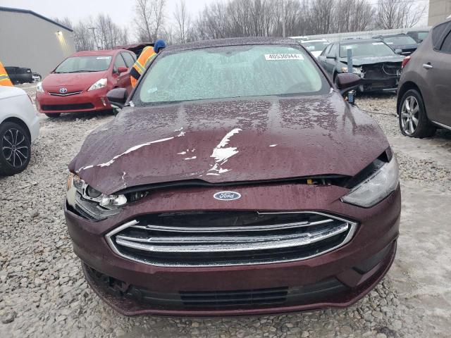 3FA6P0HD2HR394177 - 2017 FORD FUSION SE BURGUNDY photo 5