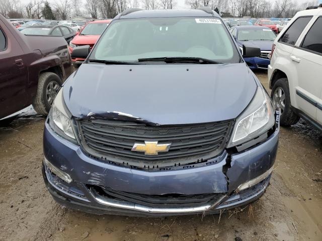 1GNKRFKD6EJ222195 - 2014 CHEVROLET TRAVERSE LS BLUE photo 5