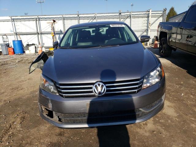 1VWBP7A38DC011626 - 2013 VOLKSWAGEN PASSAT SE GRAY photo 5