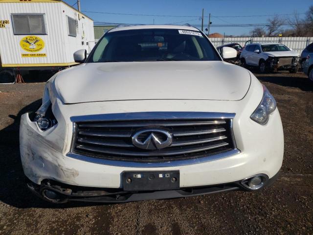 JN8CS1MW3EM413109 - 2014 INFINITI QX70 WHITE photo 5