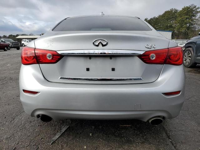 JN1AV7AP7EM690312 - 2014 INFINITI Q50 HYBRID PREMIUM SILVER photo 6