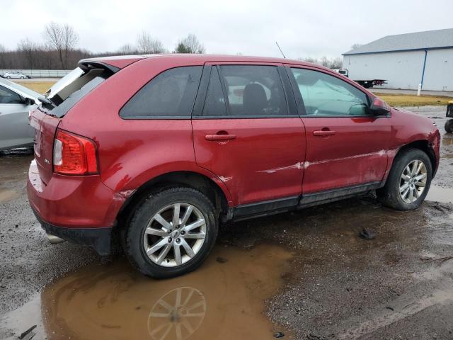 2FMDK3JC7DBC95765 - 2013 FORD EDGE SEL MAROON photo 3