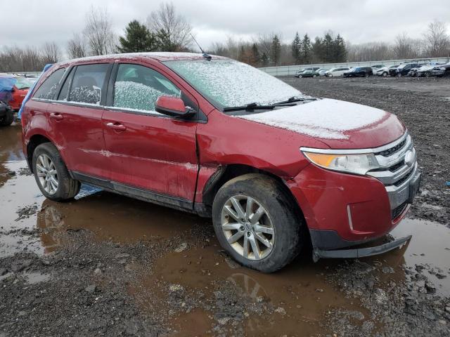 2FMDK3JC7DBC95765 - 2013 FORD EDGE SEL MAROON photo 4