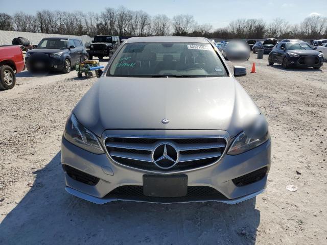 WDDHF5KB2FB096827 - 2015 MERCEDES-BENZ E 350 SILVER photo 5