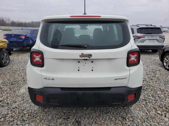 ZACCJBAT0GPE06962 - 2016 JEEP RENEGADE SPORT WHITE photo 6