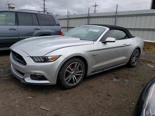 1FATP8FF4H5248081 - 2017 FORD MUSTANG GT SILVER photo 1