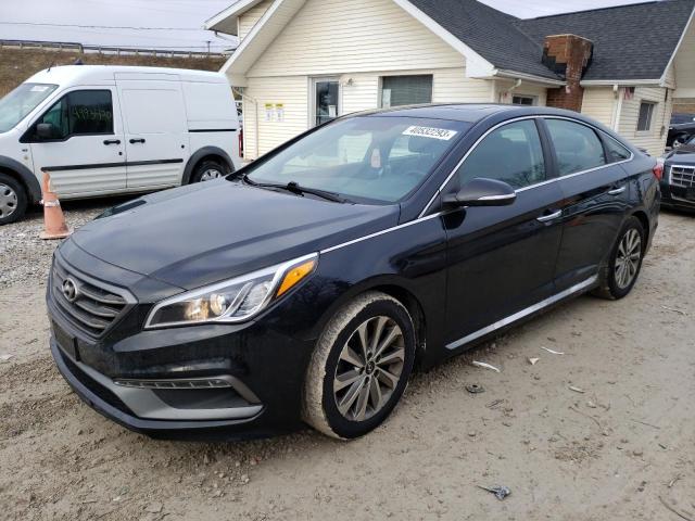 5NPE34AF7HH547661 - 2017 HYUNDAI SONATA SPORT BLACK photo 1