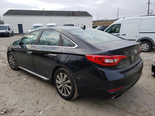 5NPE34AF7HH547661 - 2017 HYUNDAI SONATA SPORT BLACK photo 2