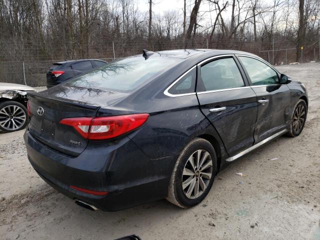 5NPE34AF7HH547661 - 2017 HYUNDAI SONATA SPORT BLACK photo 3