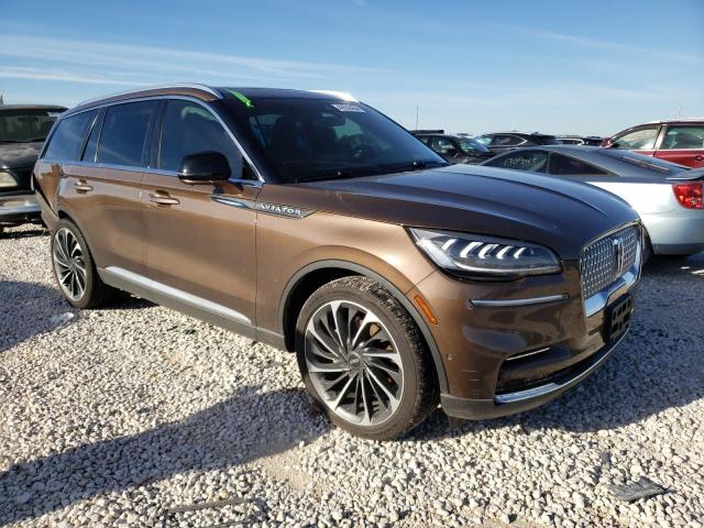 5LM5J7WCXNGL07860 - 2020 LINCOLN AVIATOR RESERVE BROWN photo 4