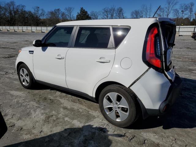 KNDJN2A28F7778063 - 2015 KIA SOUL WHITE photo 2