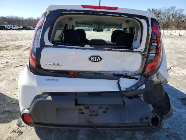 KNDJN2A28F7778063 - 2015 KIA SOUL WHITE photo 6