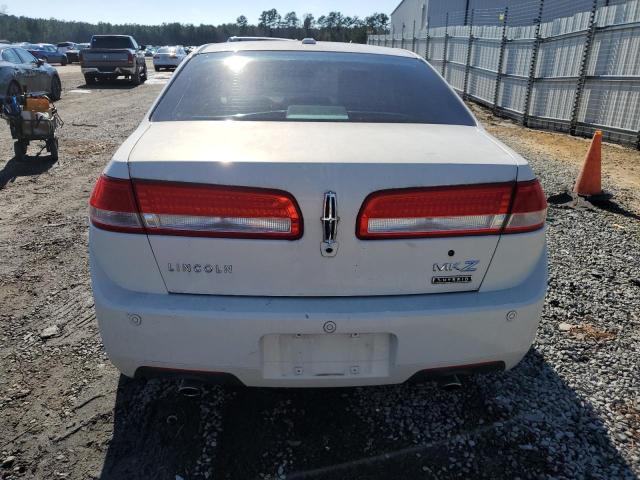 3LNDL2L31CR800686 - 2012 LINCOLN MKZ HYBRID WHITE photo 6