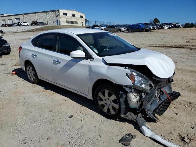 3N1AB7AP3HY289348 - 2017 NISSAN SENTRA S WHITE photo 4