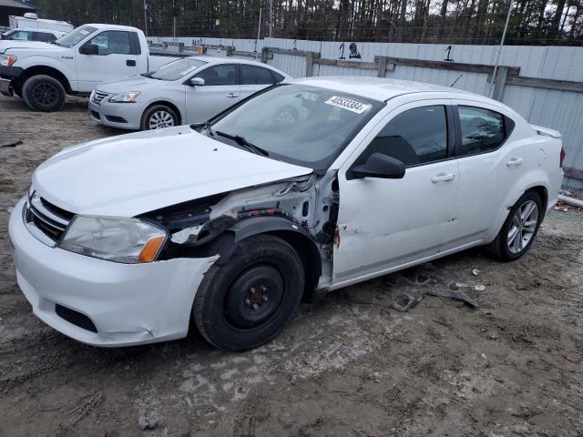 1C3CDZAG1DN638191 - 2013 DODGE AVENGER SE WHITE photo 1