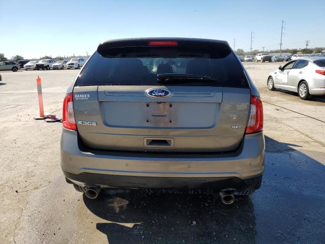 2FMDK3JC1DBB16281 - 2013 FORD EDGE SEL BROWN photo 6