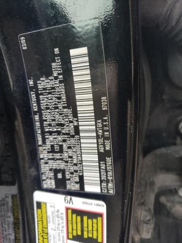 4T3ZE11A49U003319 - 2009 TOYOTA VENZA BLACK photo 14