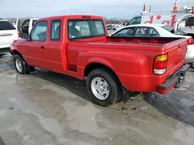 1FTYR14V3XPB23071 - 1999 FORD RANGER SUPER CAB RED photo 2