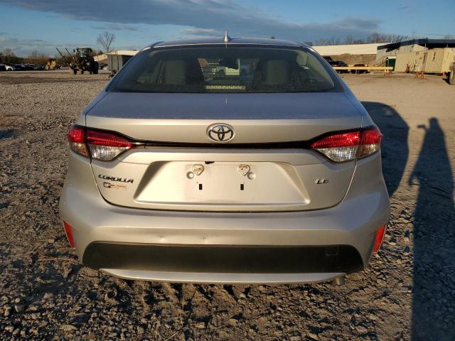 JTDEPMAE2NJ208899 - 2022 TOYOTA COROLLA LE SILVER photo 6