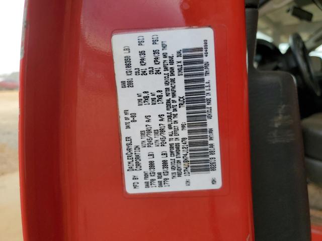 1D7HU16N74J121470 - 2004 DODGE RAM PICKUP ST RED photo 13