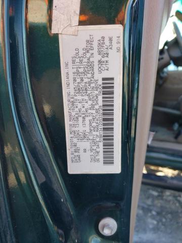 5TBRT34123S332728 - 2003 TOYOTA TUNDRA ACCESS CAB SR5 GREEN photo 12