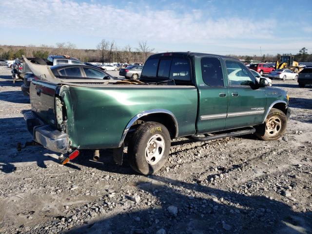 5TBRT34123S332728 - 2003 TOYOTA TUNDRA ACCESS CAB SR5 GREEN photo 3