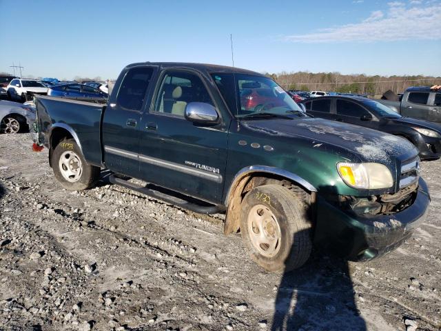 5TBRT34123S332728 - 2003 TOYOTA TUNDRA ACCESS CAB SR5 GREEN photo 4