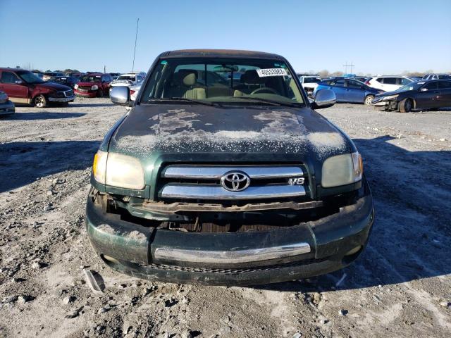 5TBRT34123S332728 - 2003 TOYOTA TUNDRA ACCESS CAB SR5 GREEN photo 5